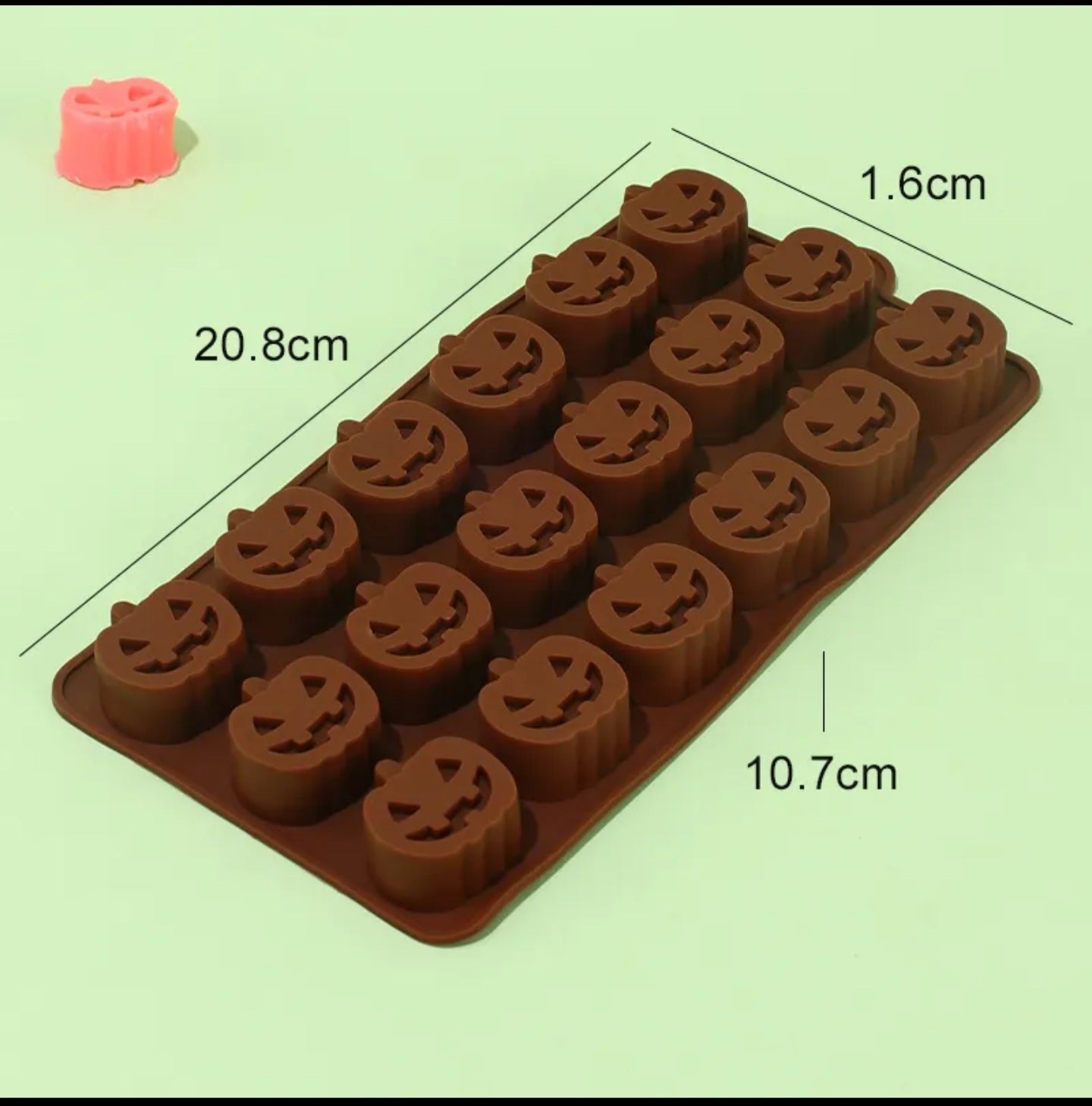 Mini pumpkins silicone mold