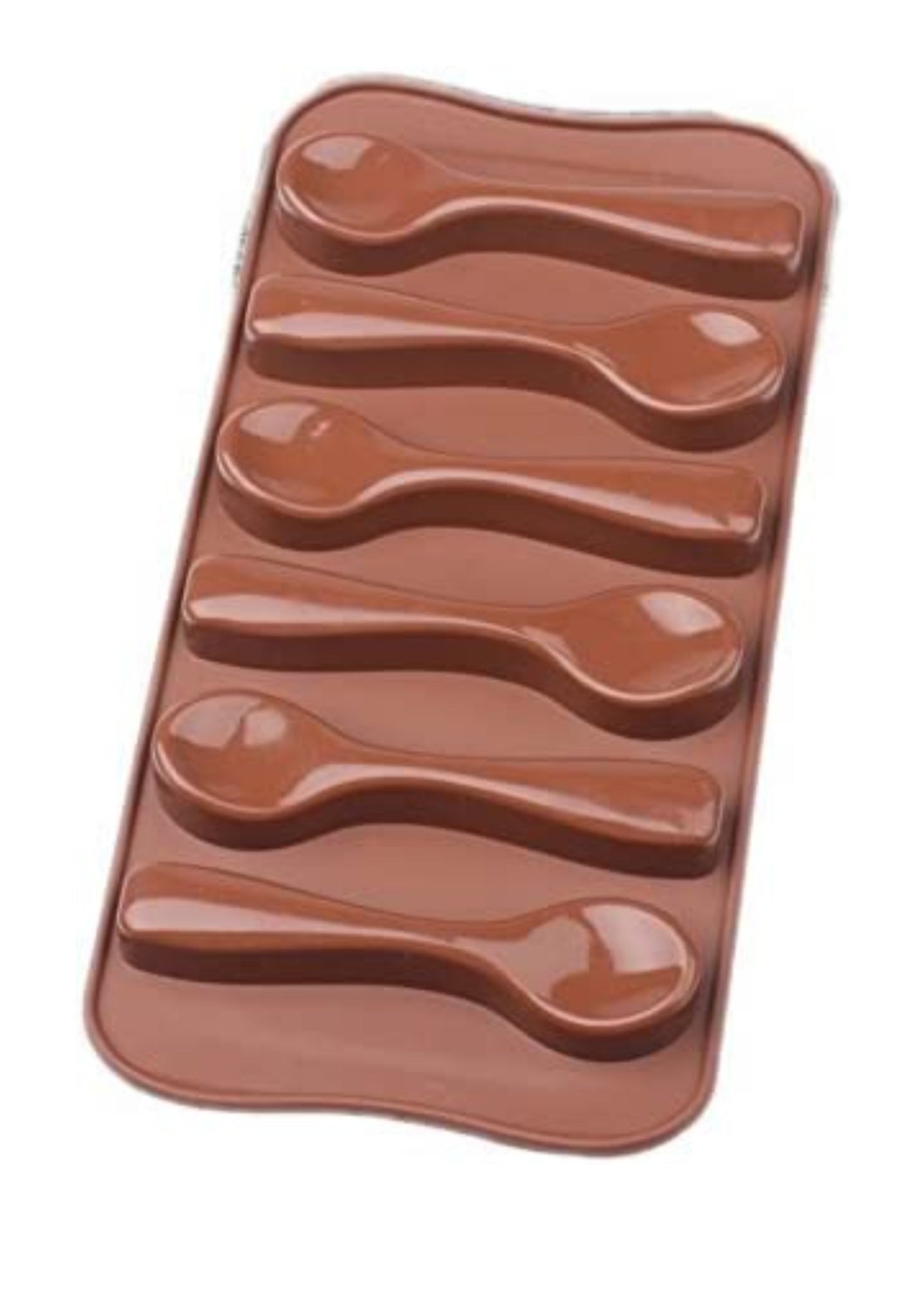 Chocolate spoons silicone mold
