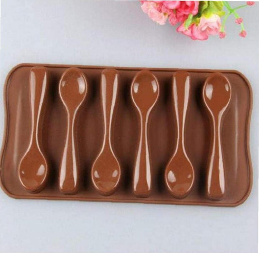 Chocolate spoons silicone mold