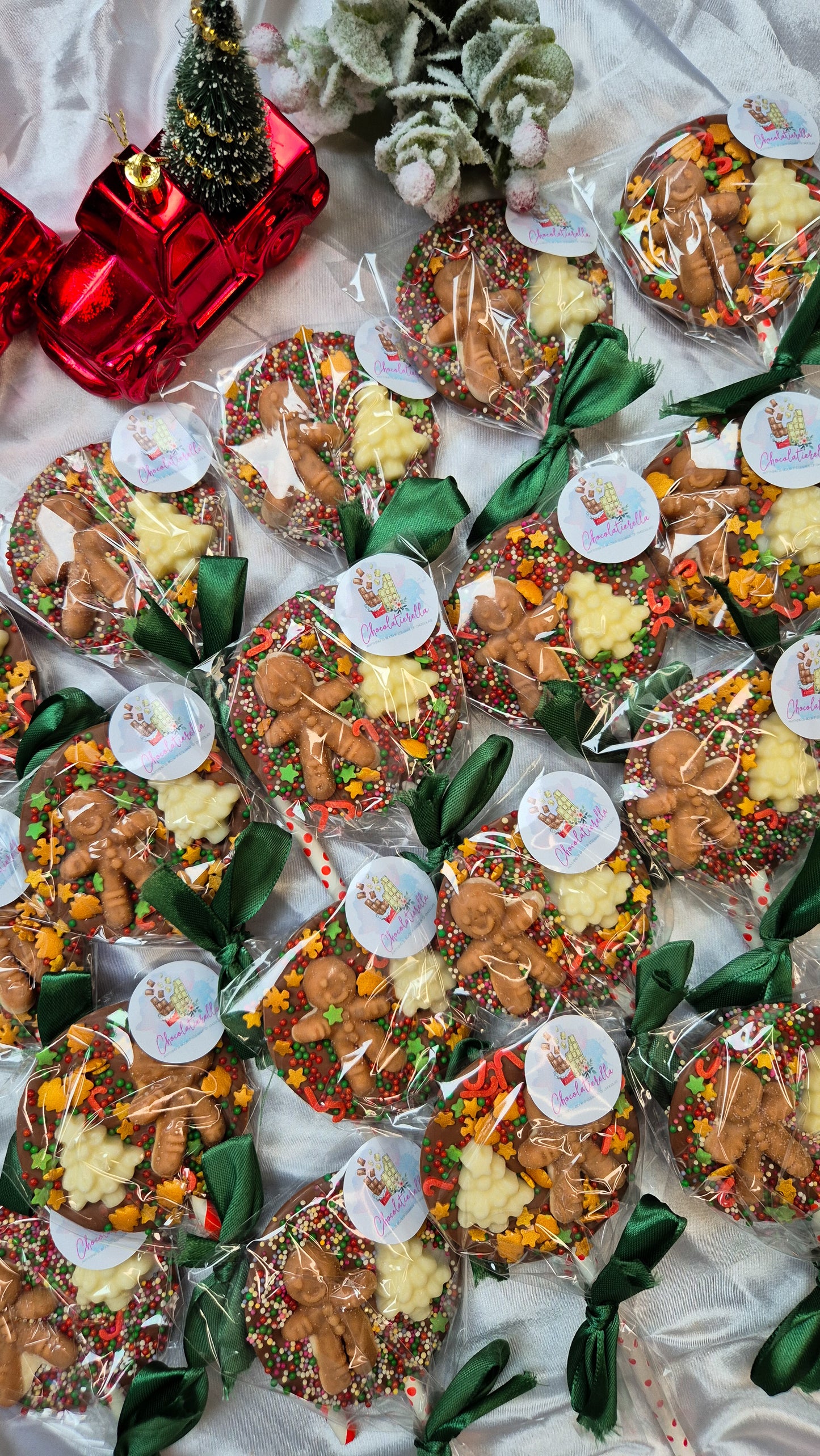 Christmas chocolate lolly