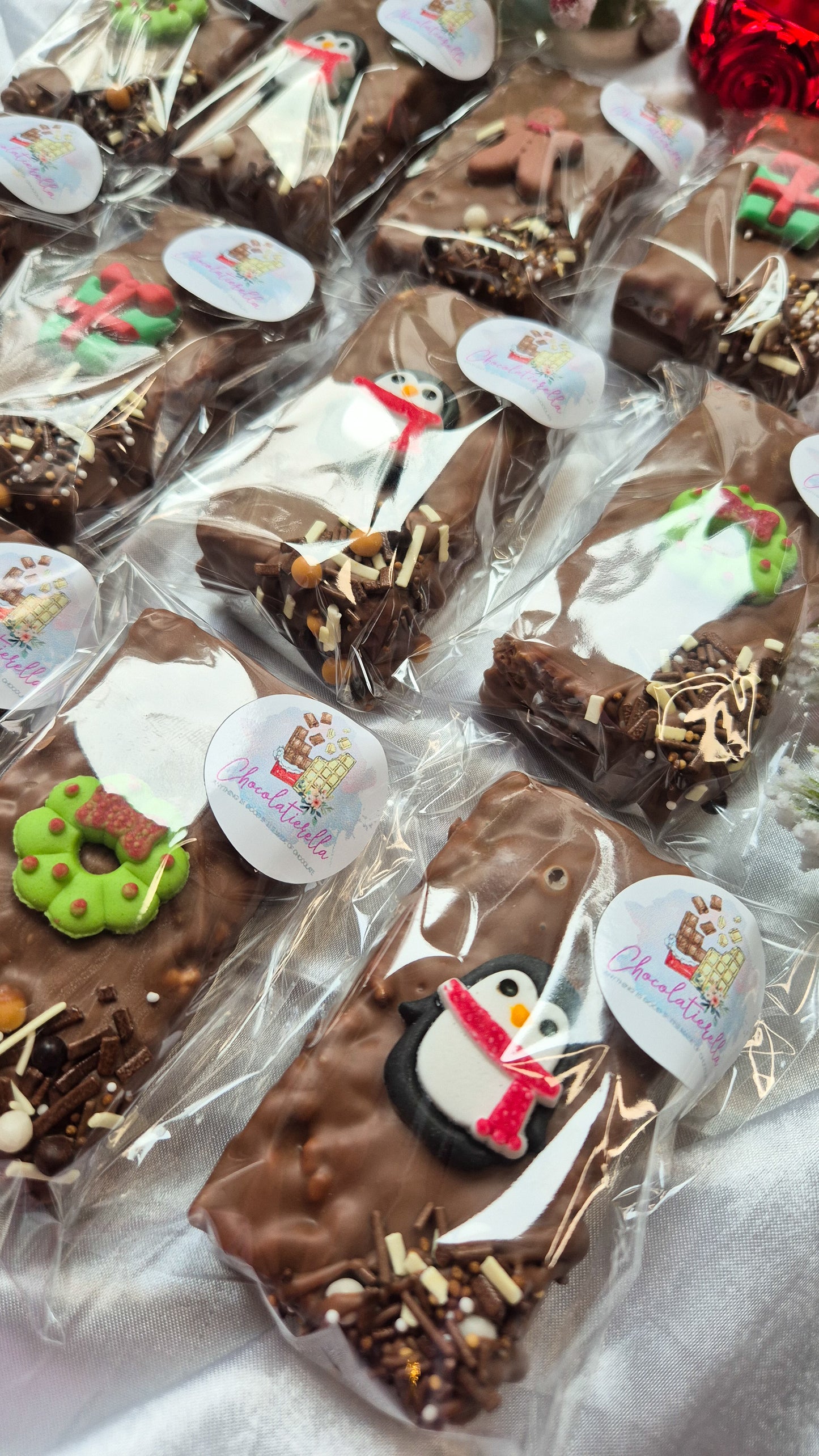 Chocolate dipped marshmallow rice krispies