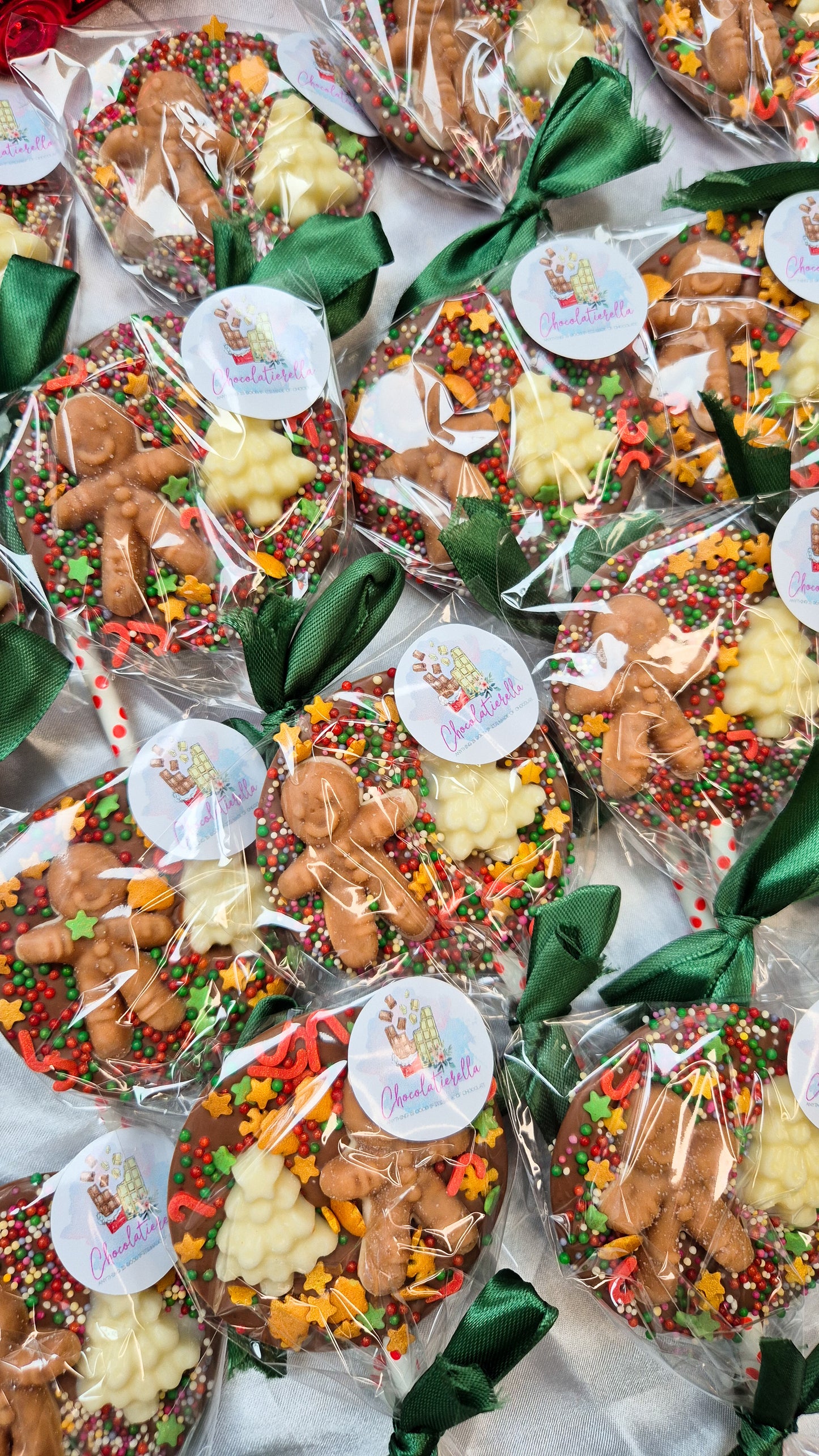 Christmas chocolate lolly