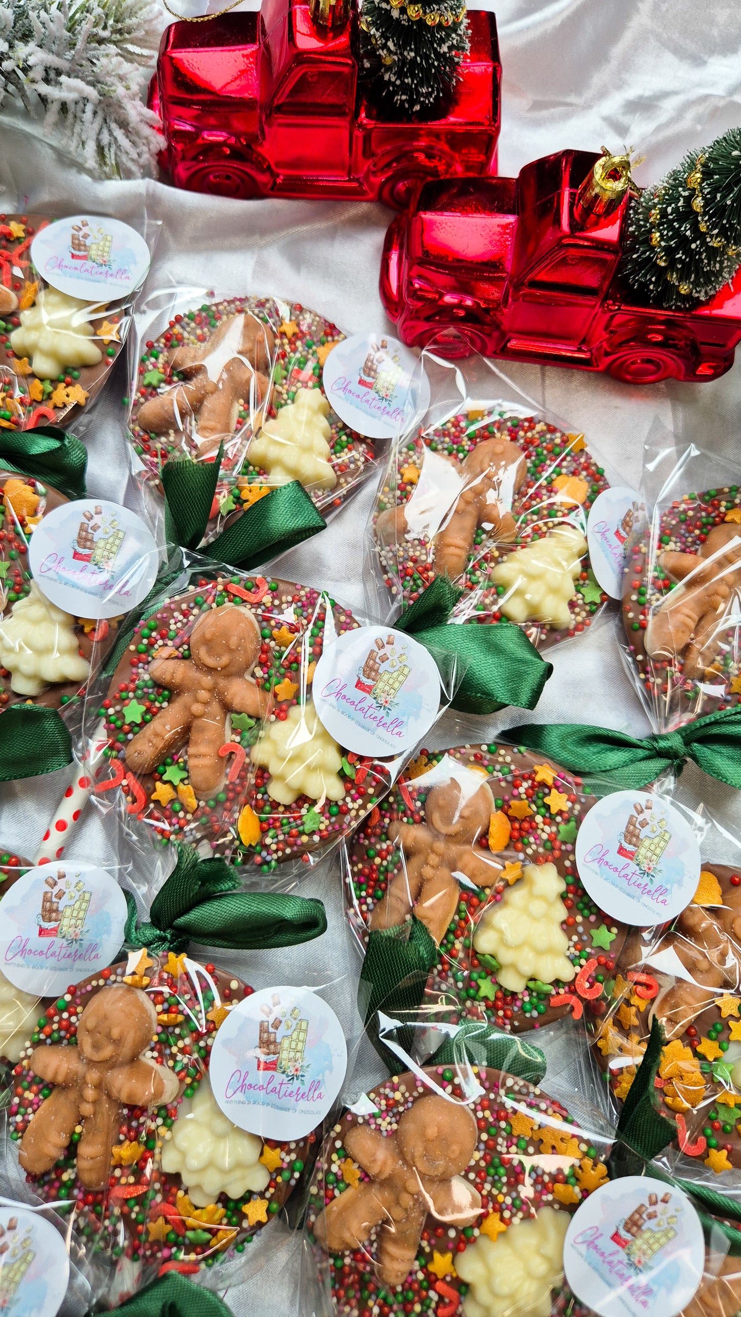 Christmas chocolate lolly