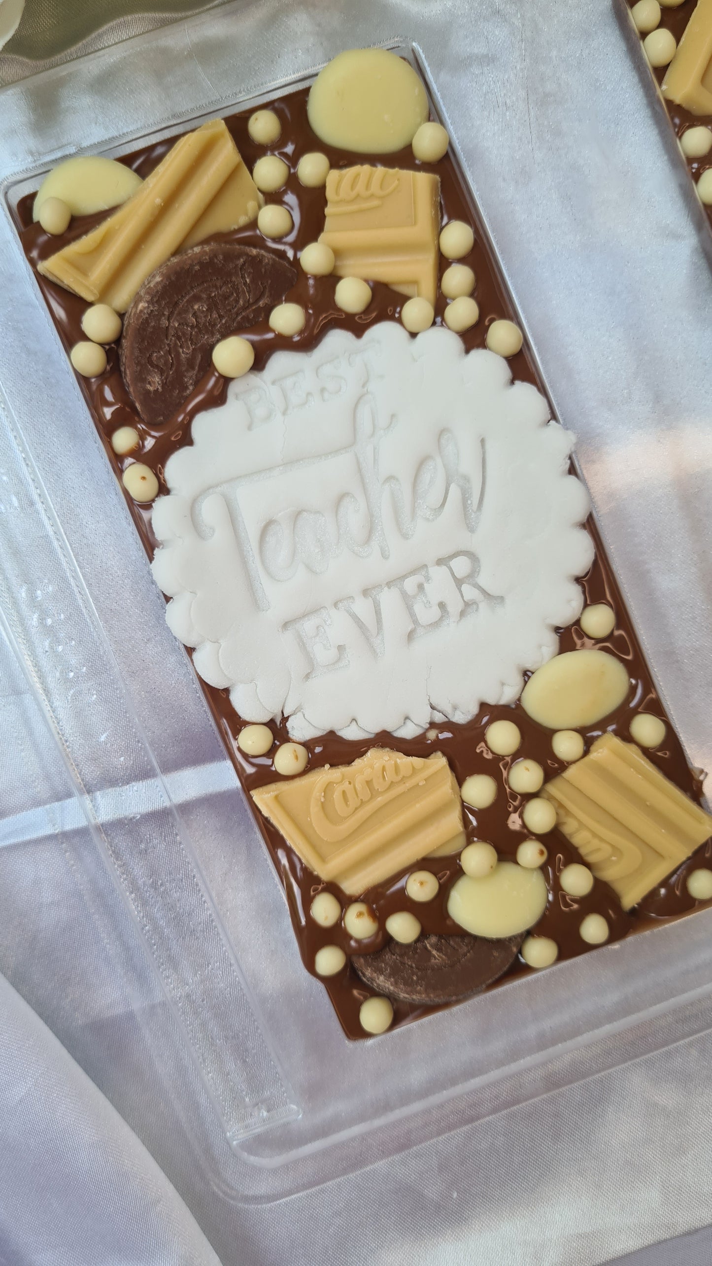 Chocolate slab for teachers