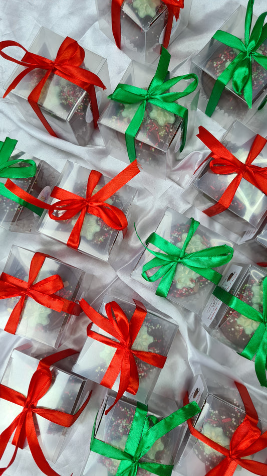 Christmas hot chocolate bomb