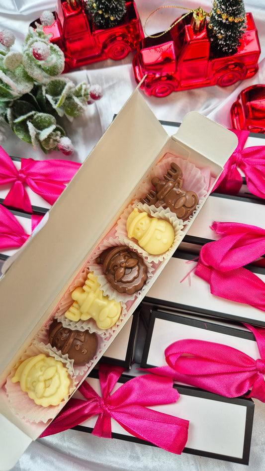 Christmas chocolates gift box